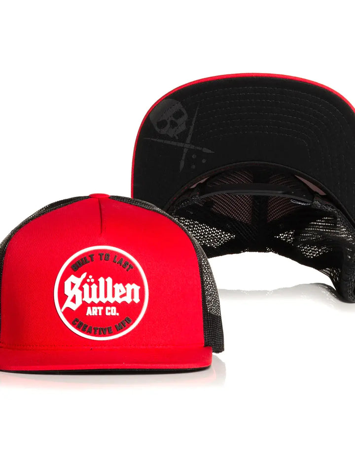 Weld Snapback Hat - Black/Red
