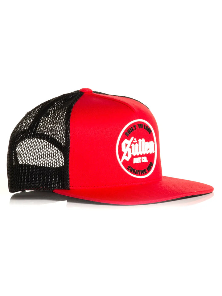 Weld Snapback Hat - Black/Red