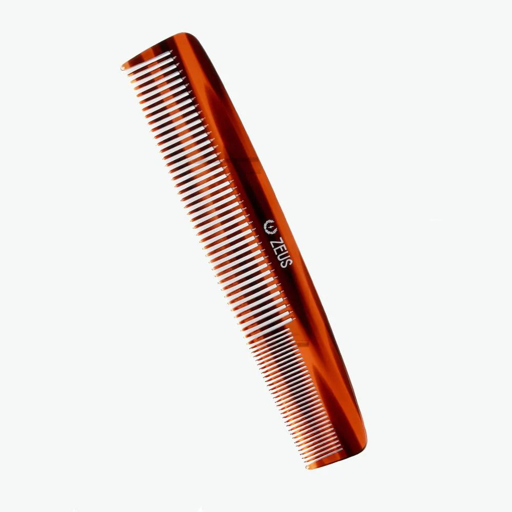 7.5" Handmade Saw-Cut 2-in-1 Beard & Mustache Comb