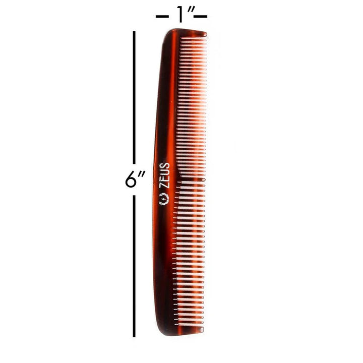 Handmade Saw-Cut Beard Comb 6"