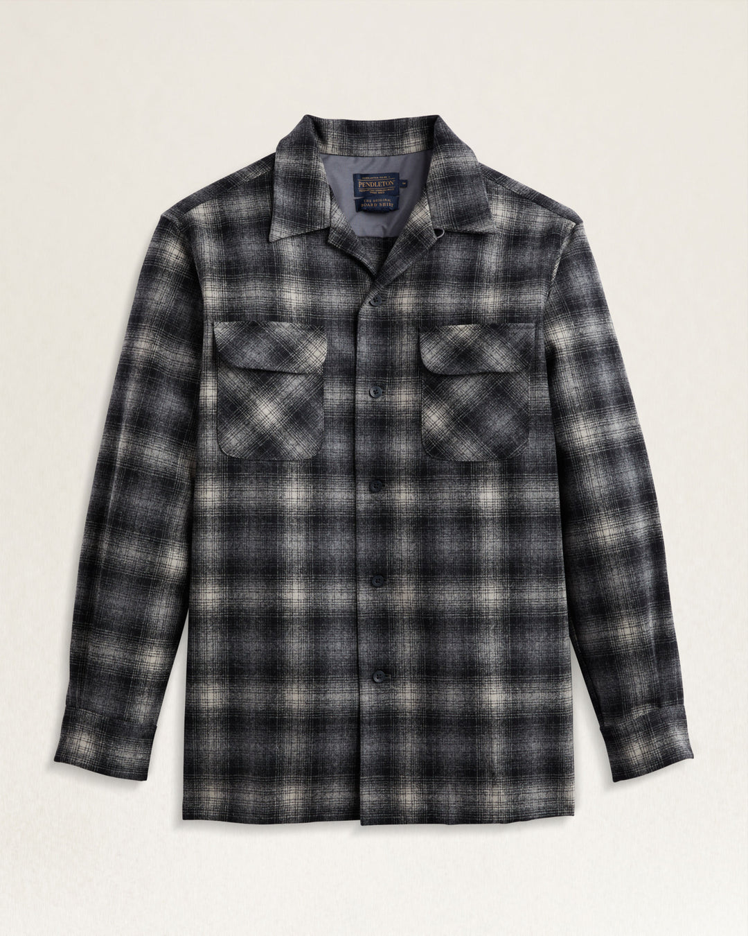 Plaid Board Shirt - Grey Ombre Check