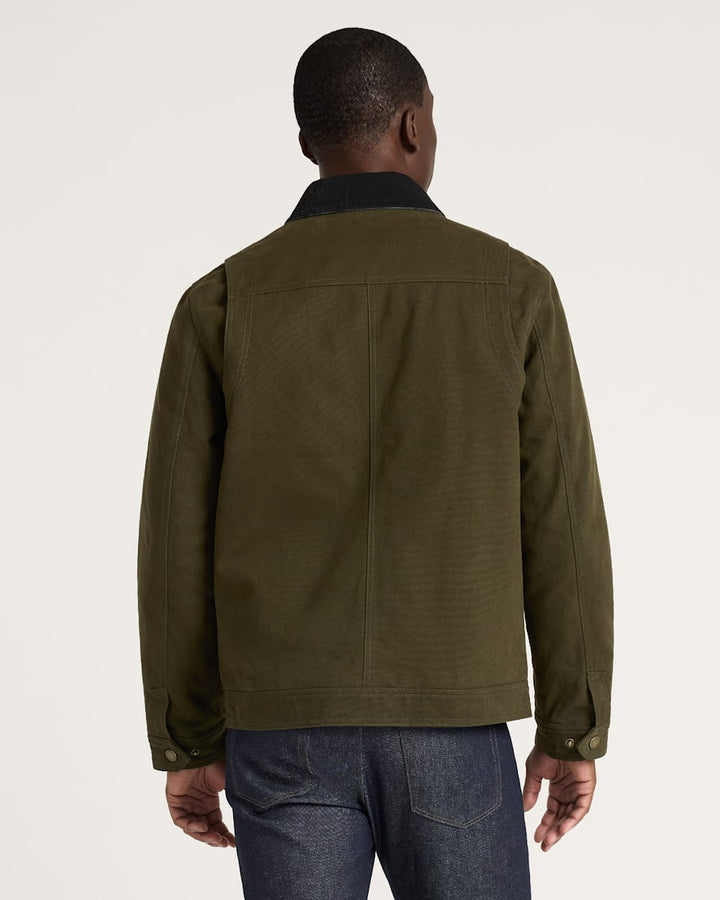 Men's Carson City Canvas Ranch Coat - Olive