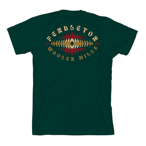 Tye River graphic Tee - Forest Gold