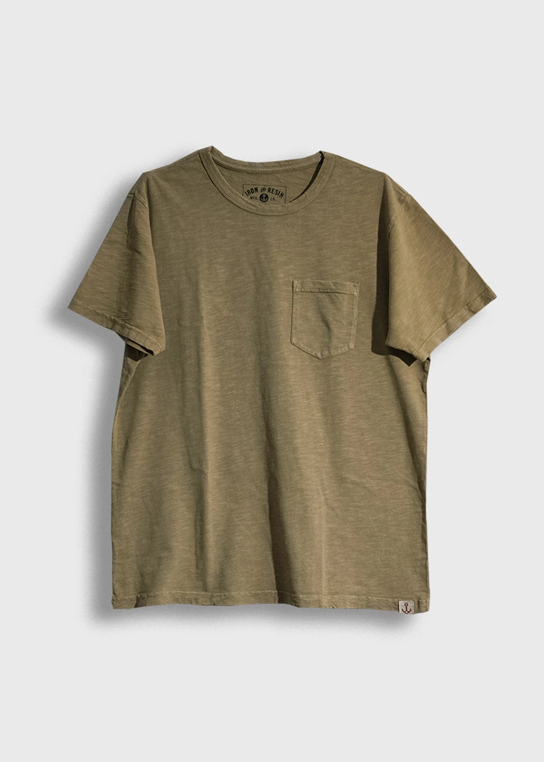 Bird Pocket Tee - Olive