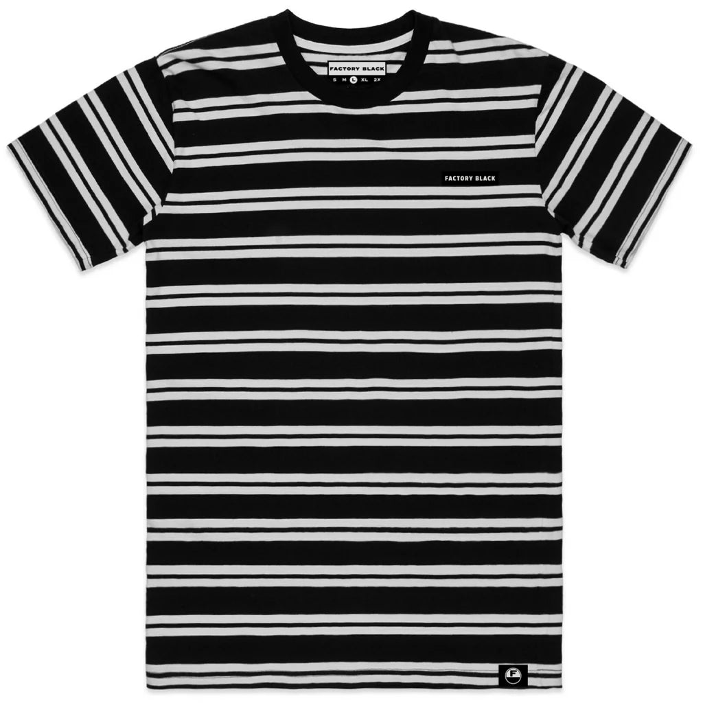 JAKE Knit Black and White Shirt