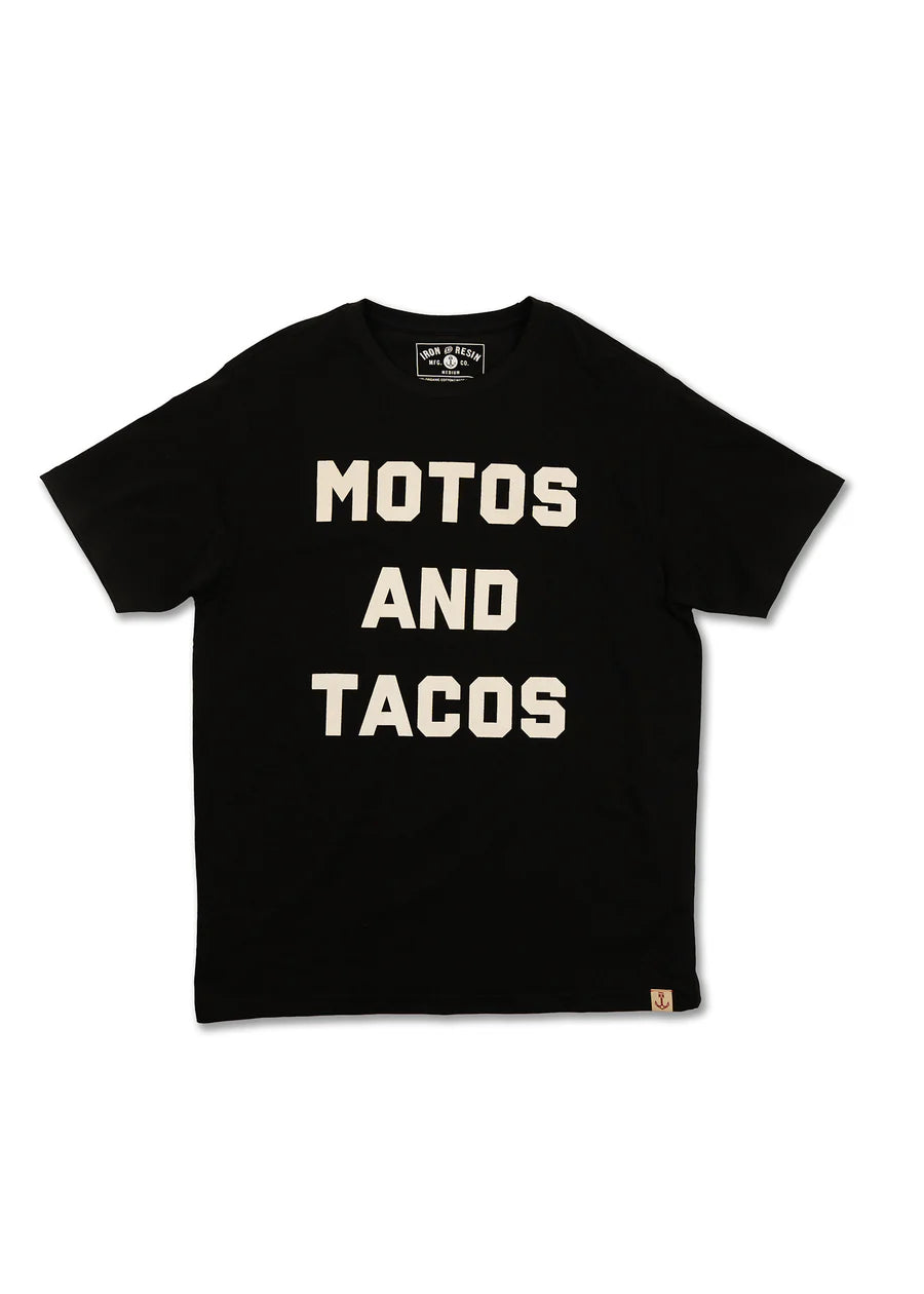 Moto and Tacos Tee - Black