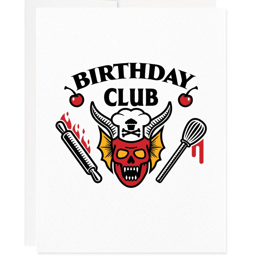 Birthday Club Greeting Card - Pop Culture / Happy Birthday