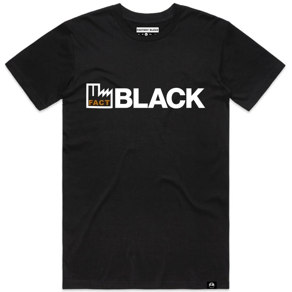 Big Black Short Sleeved Tee - Black