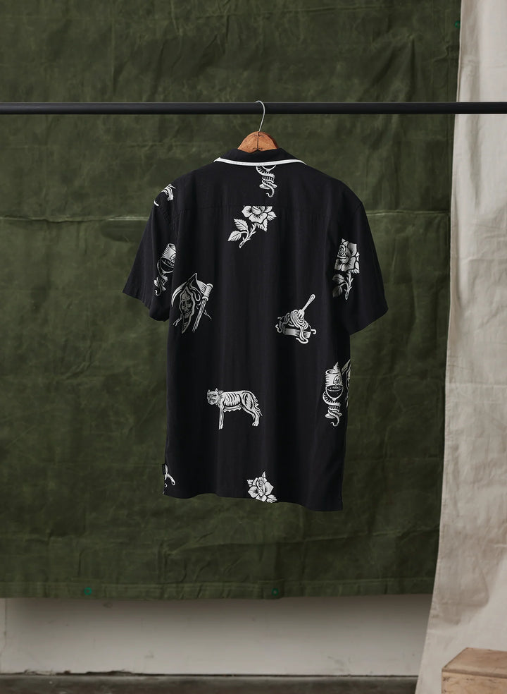 Pasta La Vista Italian Food Button-Up