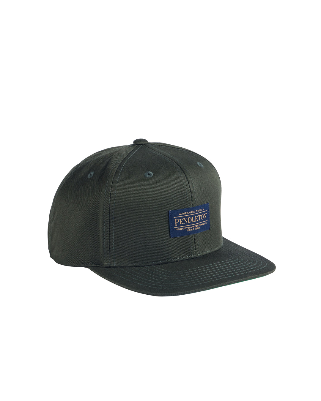 Logo FLat Brim Hat - Forrest Green