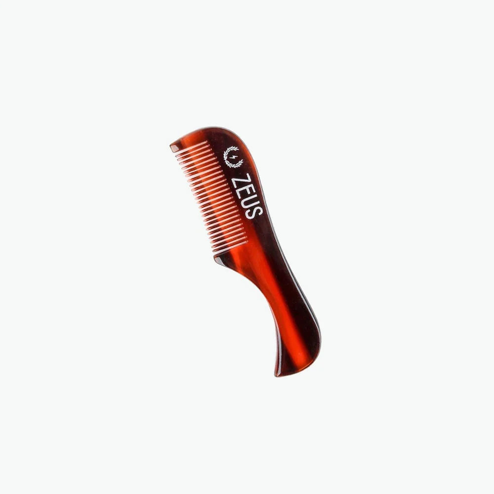 Handmade Saw-Cut Mustache Comb B11