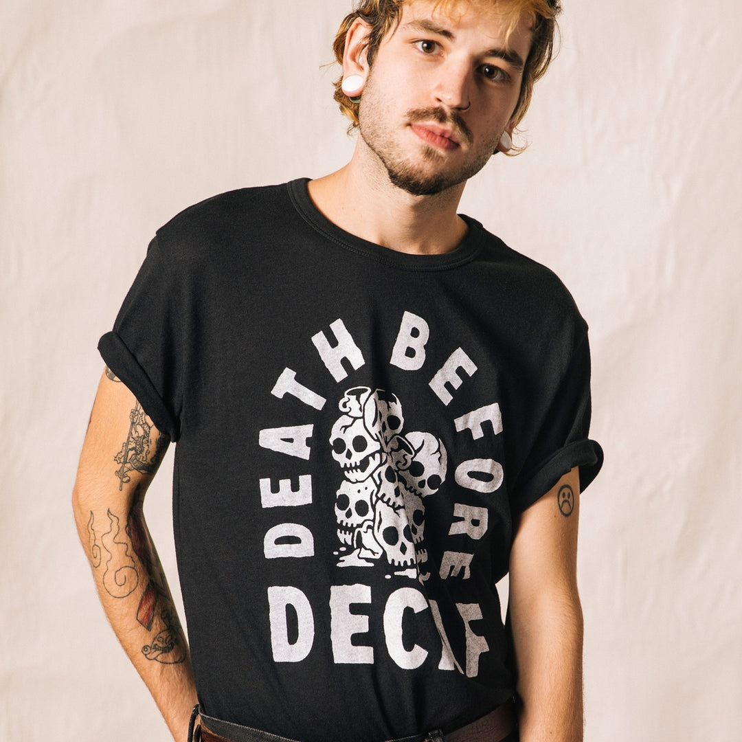 Death Before Decaf Tee