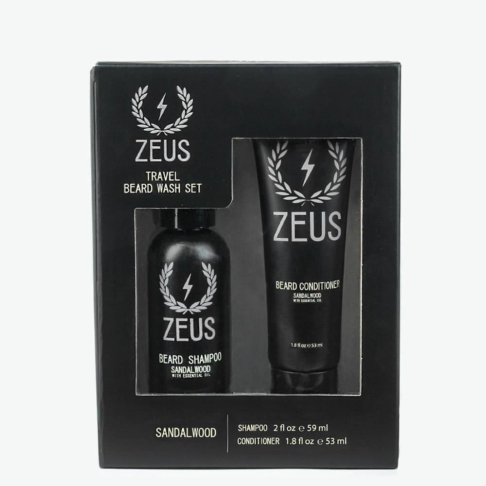 Travel Beard Wash Set - Sandalwood