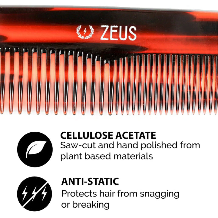 Acetate Hair Comb Traditional - Y11