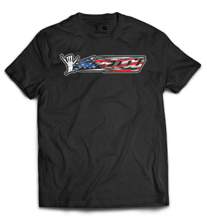 Shred White & Blue Shirt