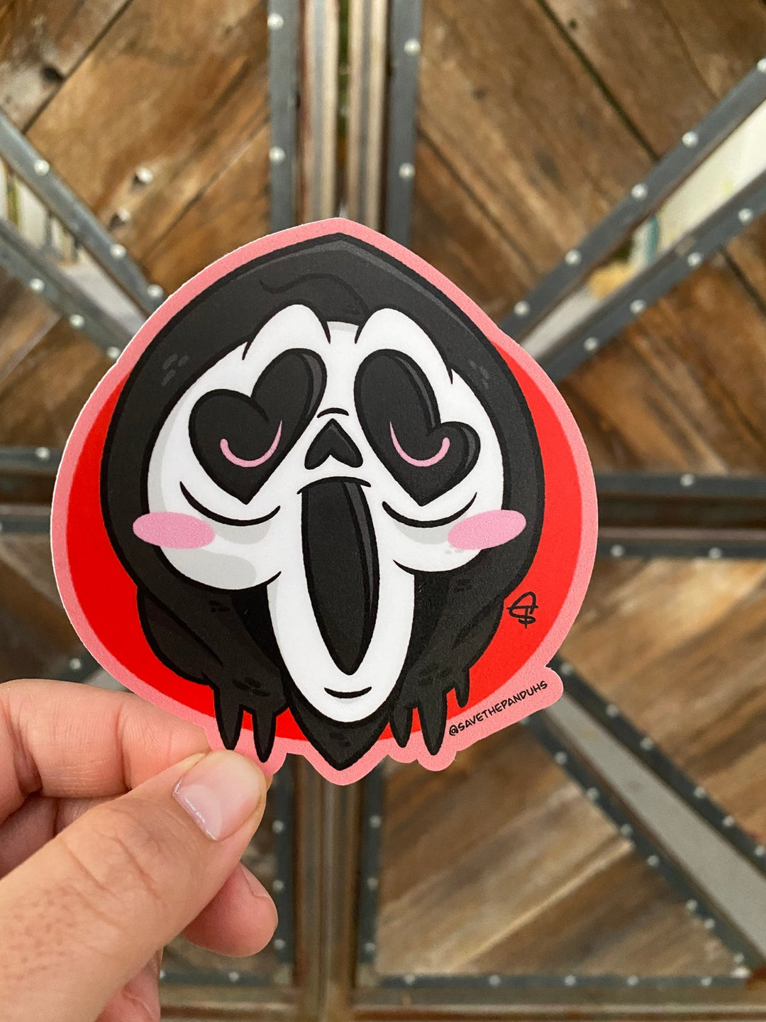 Save The Panduhs Ghosty Sticker