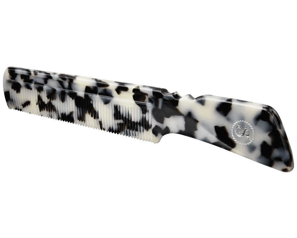 Black Ivory Handle Comb