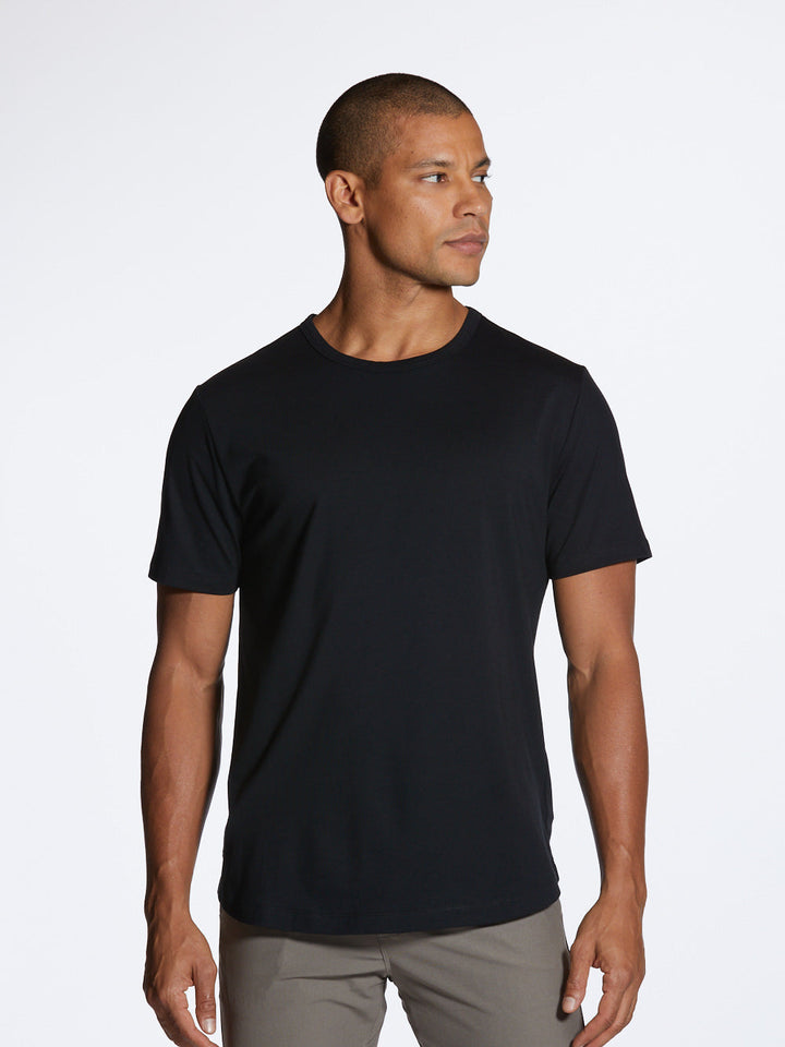 Universal Crew Curve-Hem - Black