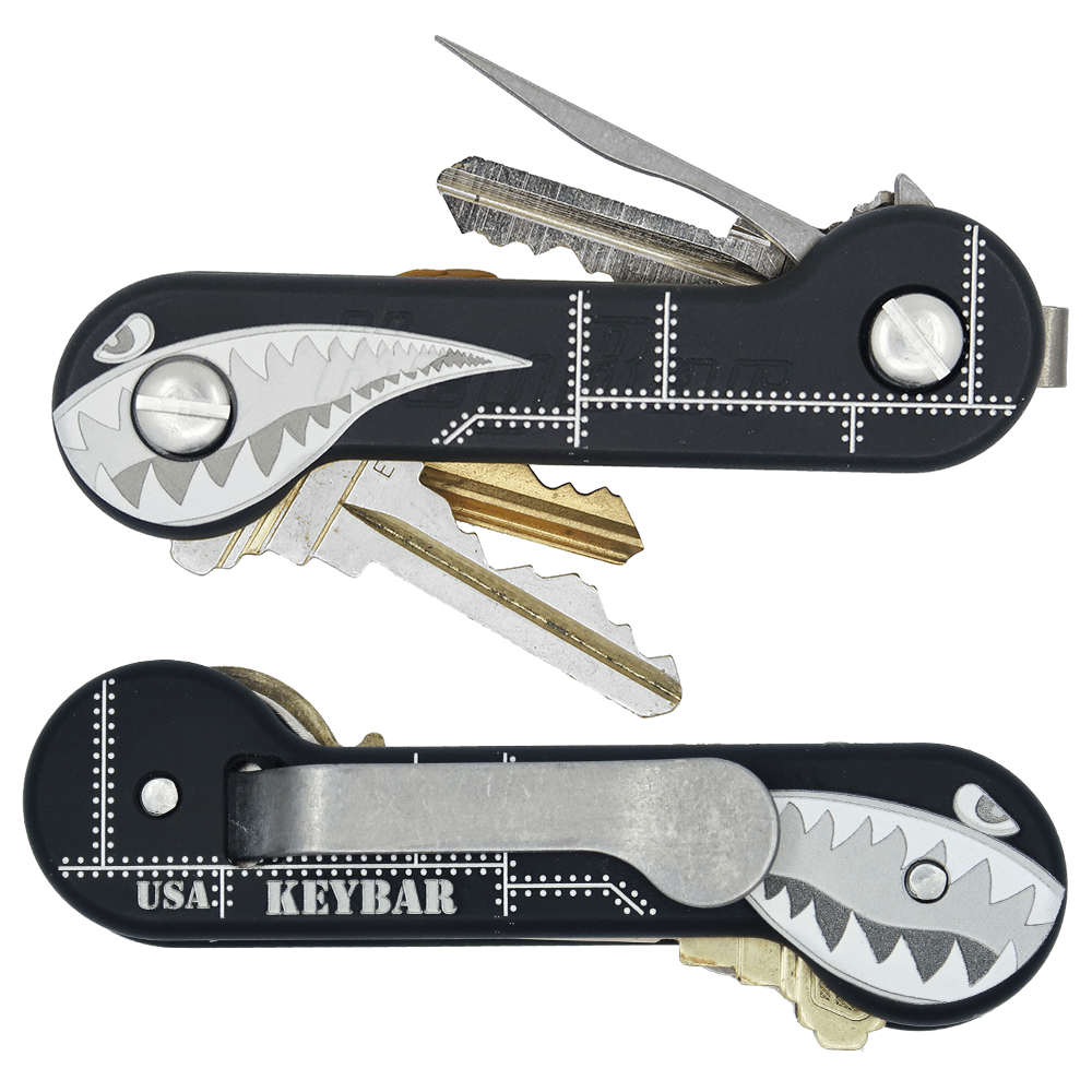 Black Anodized Aluminum Bomber Key Bar
