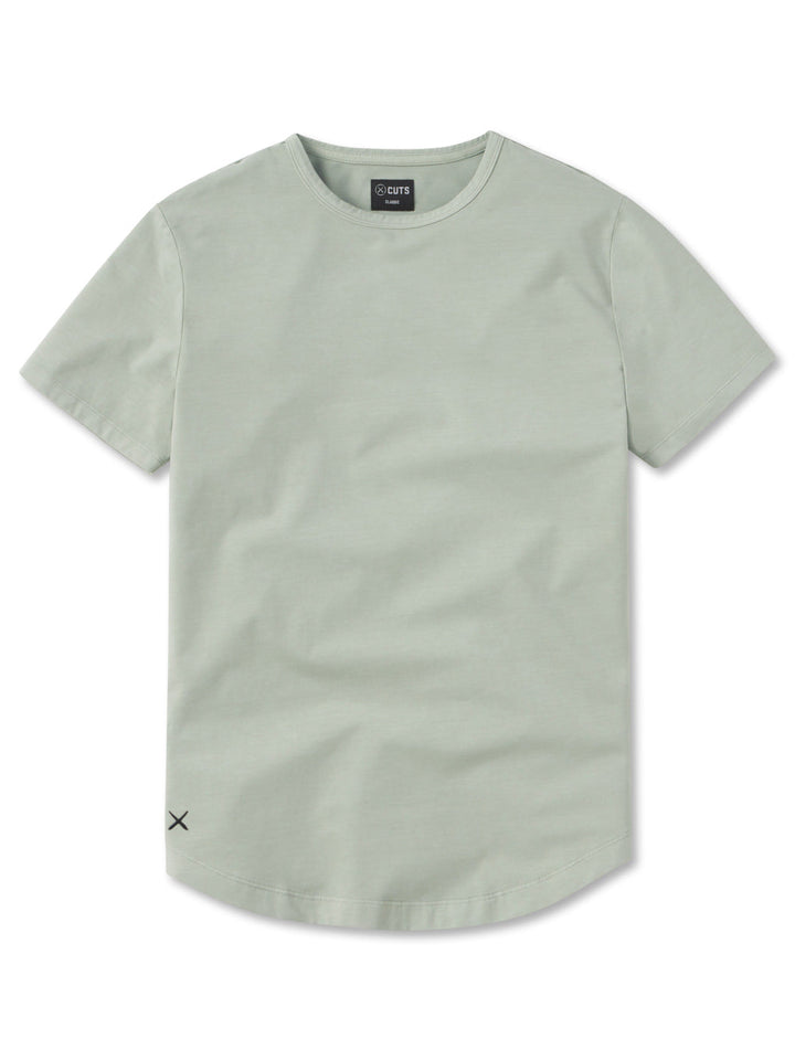 Universal Crew Curve-Hem - Willow Wash