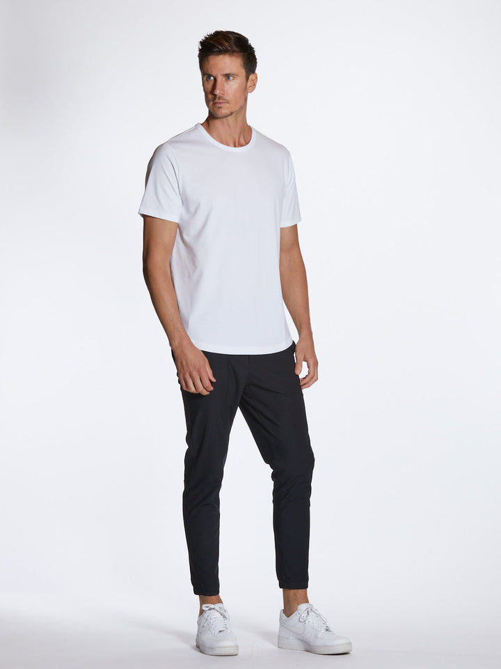 Universal Crew Curve-Hem - White
