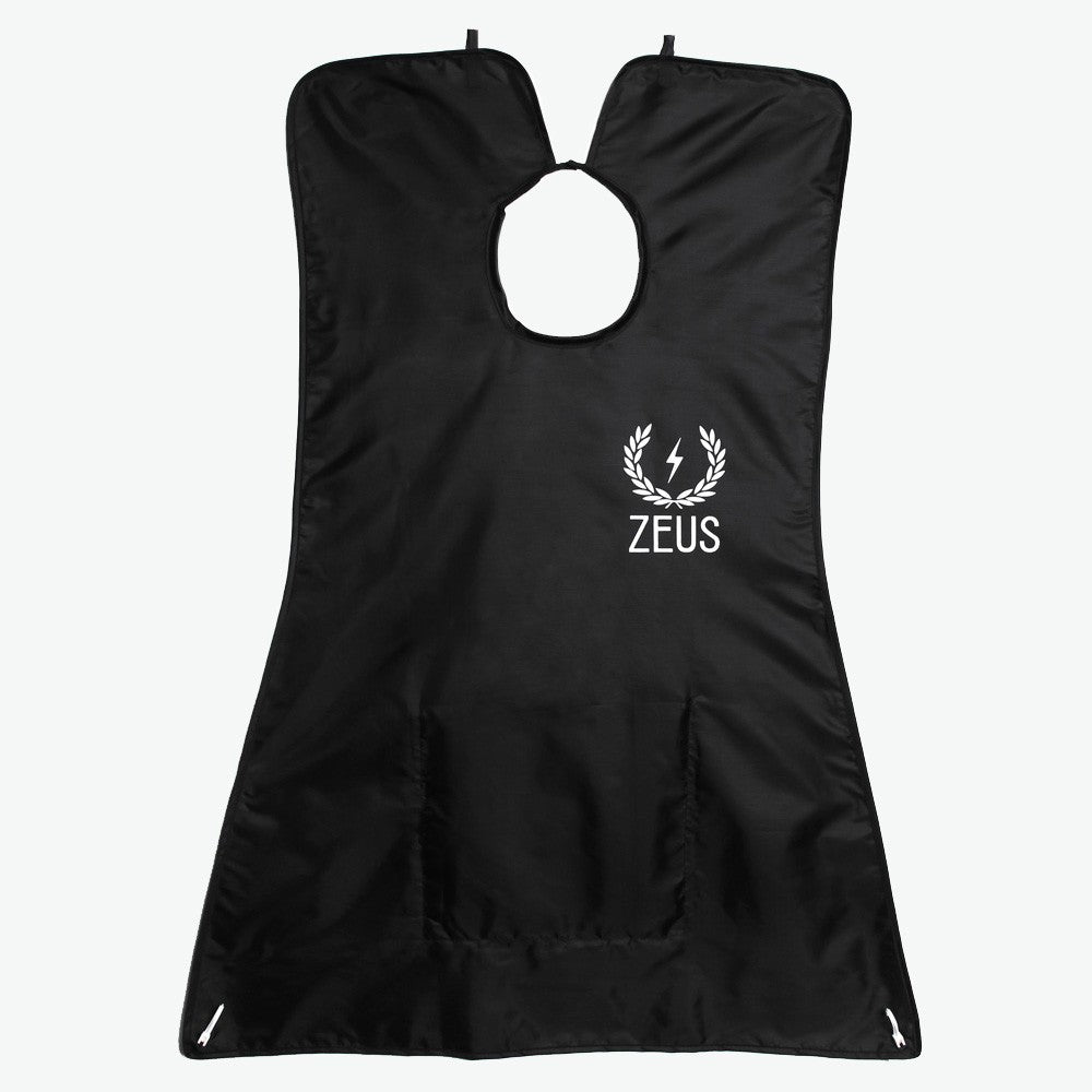 Facial Hair Trimming Catcher Beard Apron, Black