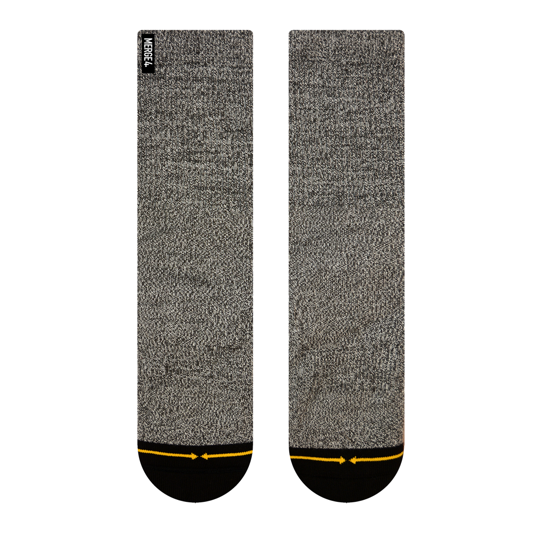 Grey Heather Socks - Large