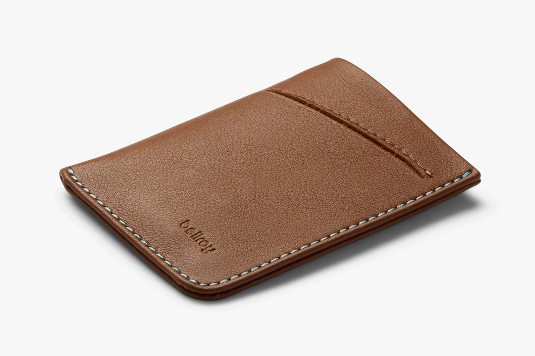 Bellroy Card Sleeve – Hazelnut (Second Edition) – front view
