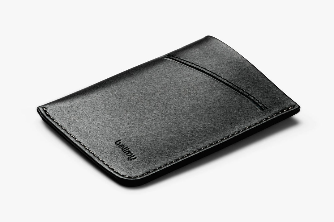 Bellroy Card Sleeve – Black (Second Edition) – front view
