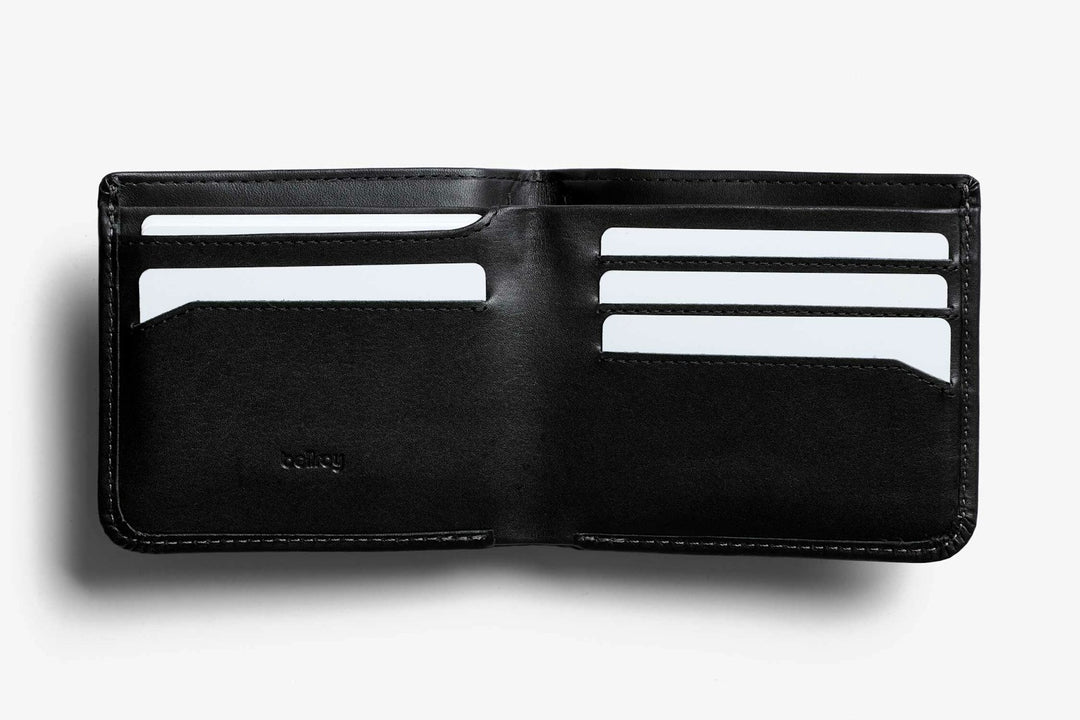 Bellroy Hide &amp; Seek HI Wallet – Black – open or alternate view