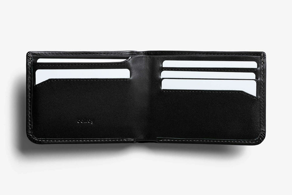 Bellroy Hide & Seek LO Wallet – Black – open or alternate view