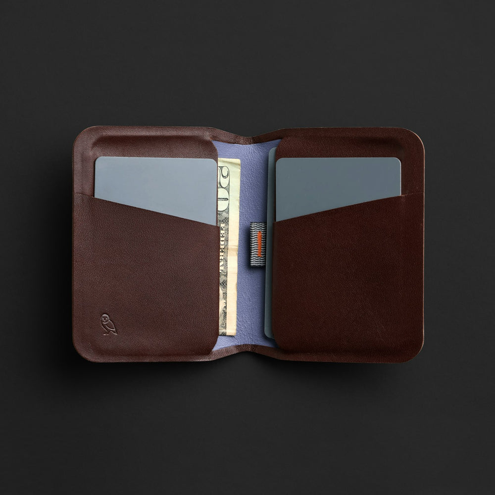 Bellroy Apex Slim Sleeve – Espresso – open or alternate view