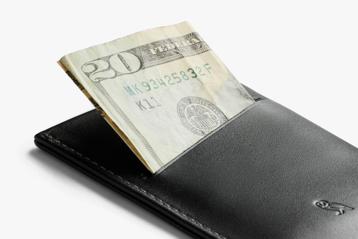 Bellroy Card Sleeve – Black (Second Edition) – storage detail