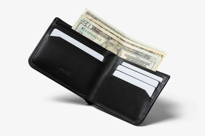 Bellroy Hide &amp; Seek LO Wallet – Black – storage detail