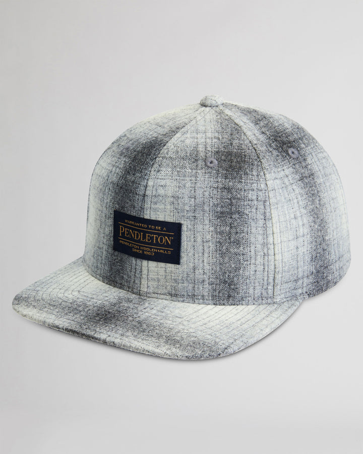 Plaid Flat Brim Hat