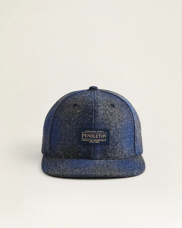 Flat Brim Hat - Navy/Oxford  Ombre