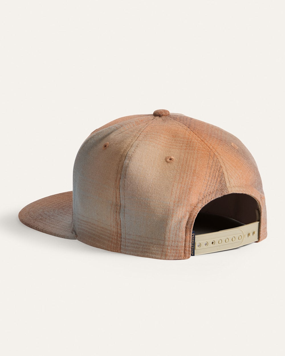 Plaid Flat Brim Hat