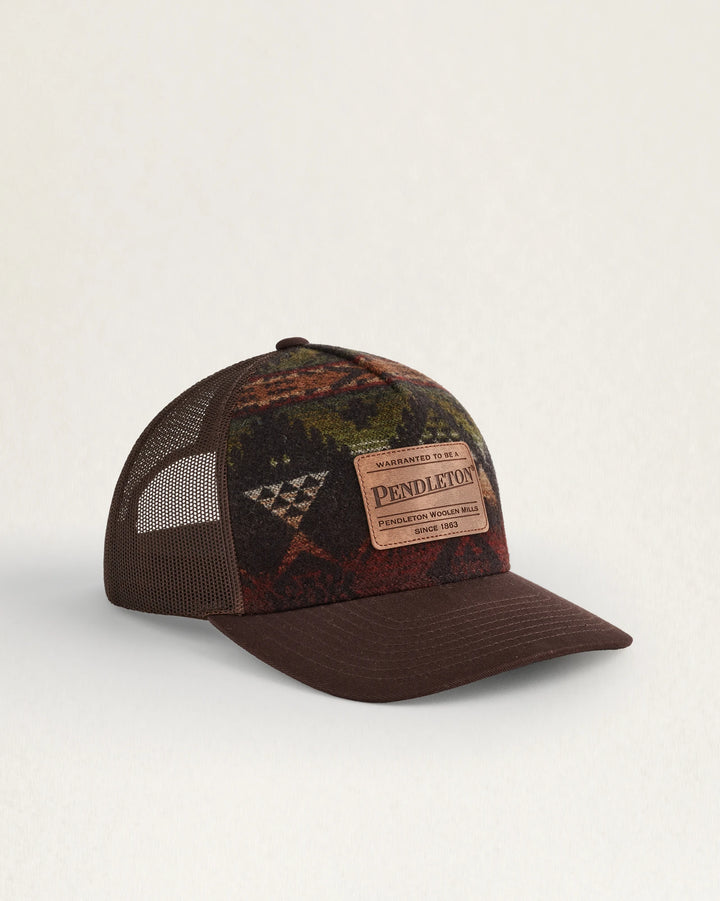 Wool Trucker Hat - Nehalem Brown