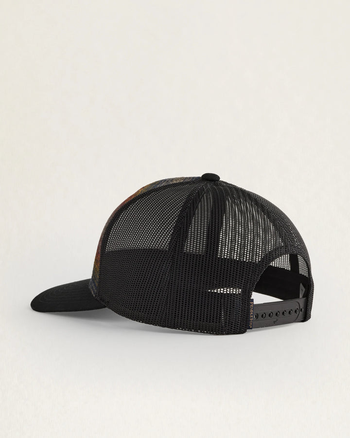 Wool Trucker Brown Multi Ombre Stripe