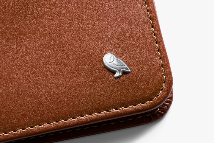 Bellroy Hide &amp; Seek HI Wallet – Sienna – construction detail