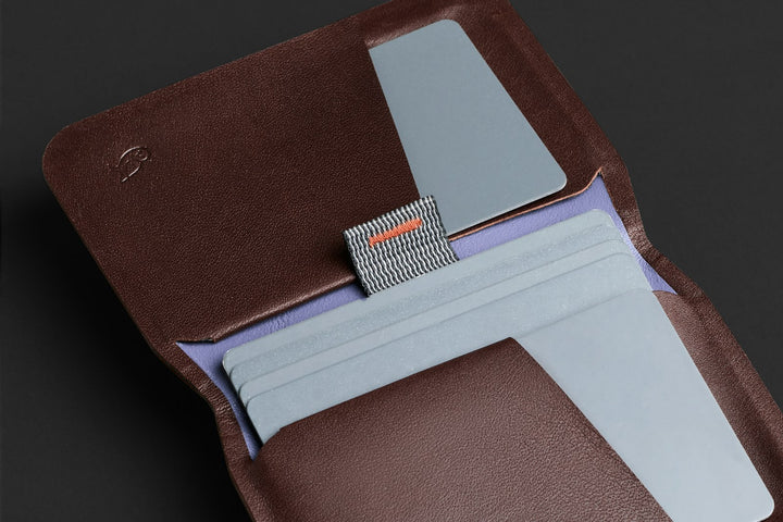 Bellroy Apex Slim Sleeve – Espresso – construction detail