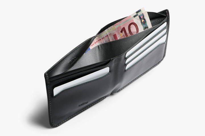 Bellroy Hide &amp; Seek HI Wallet – Black – interior detail