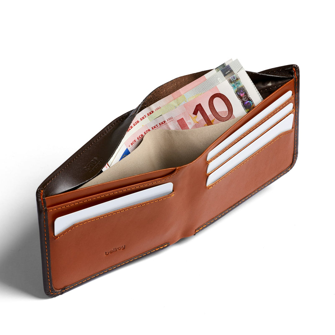 Bellroy Hide &amp; Seek HI Wallet – Java – interior detail