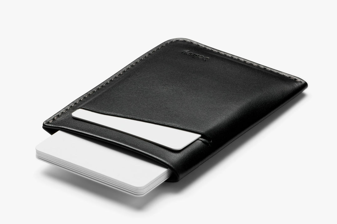 Bellroy Card Sleeve – Black (Second Edition) – interior detail