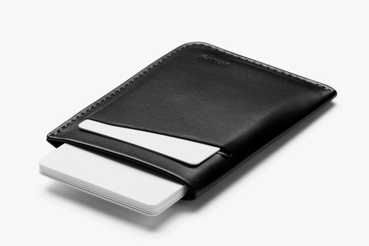 Bellroy Card Sleeve – Black (Second Edition) – interior detail
