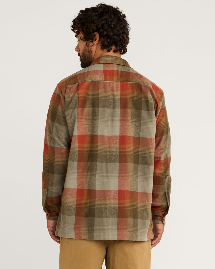 Board Shirt - Tan/Red Copper