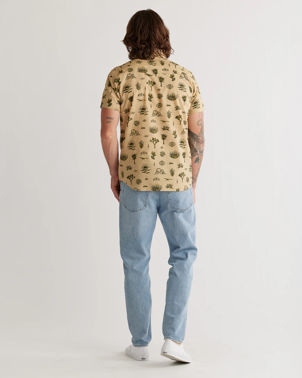 MEN'S SHORT-SLEEVE LARAMIE SNAP-FRONT SHIRT - Tan Yucca Valley