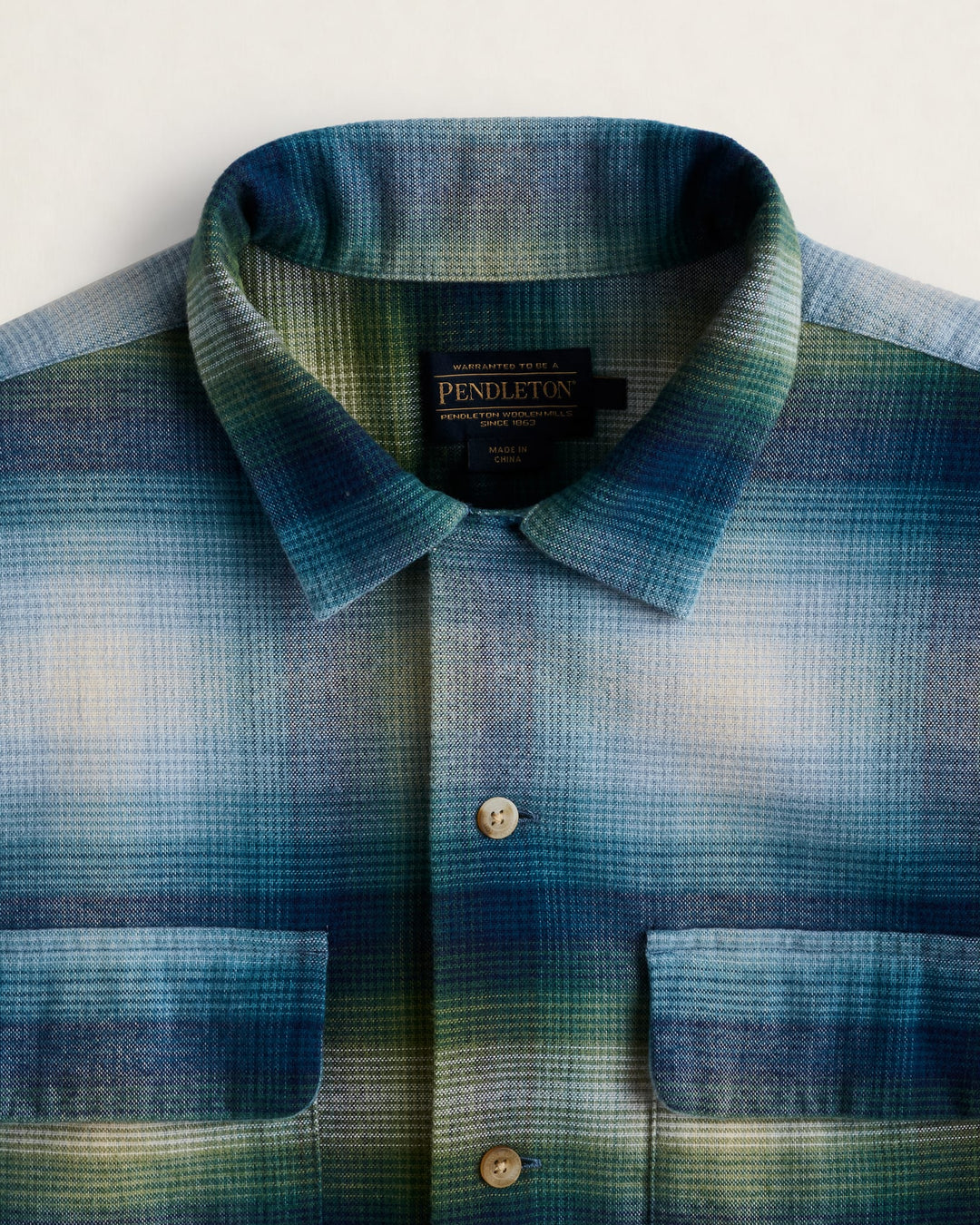 Baja Board Shirt Blue/Green Ombre