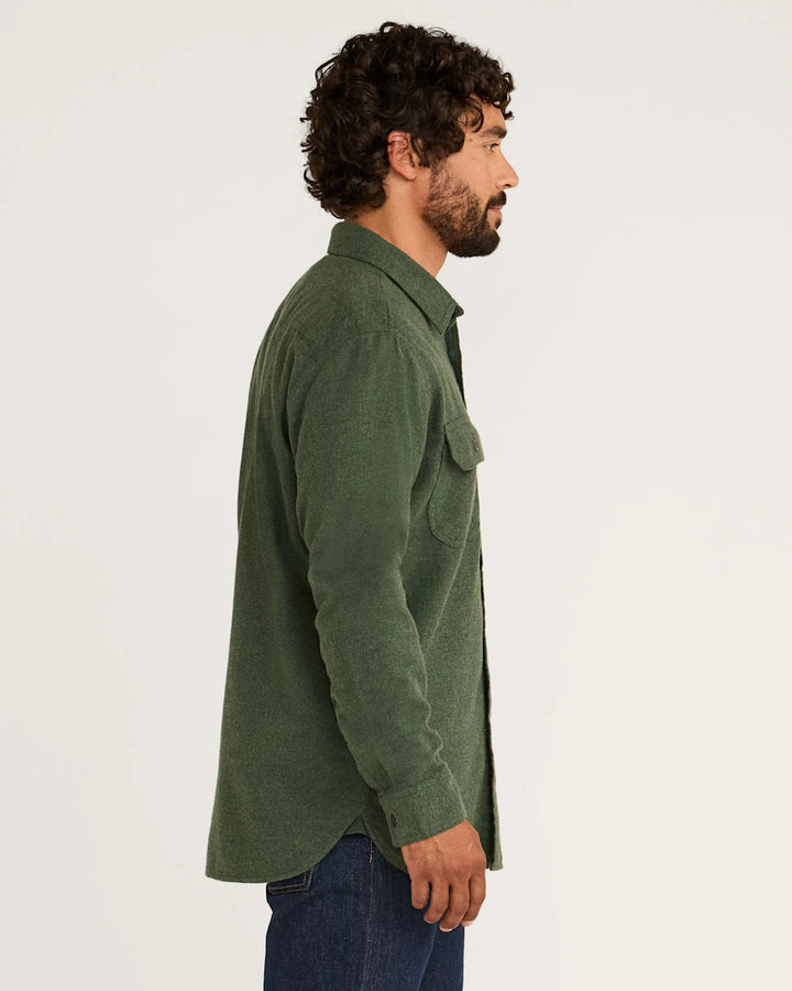 Burnside Doublebrushed Flannel - Green