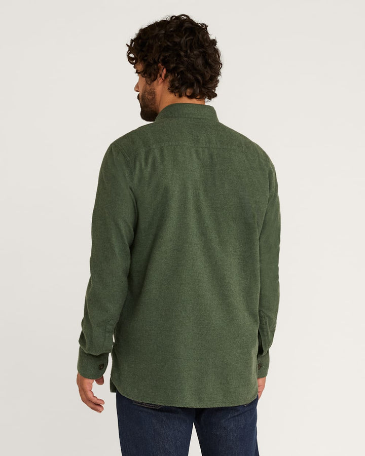 Burnside Doublebrushed Flannel - Green